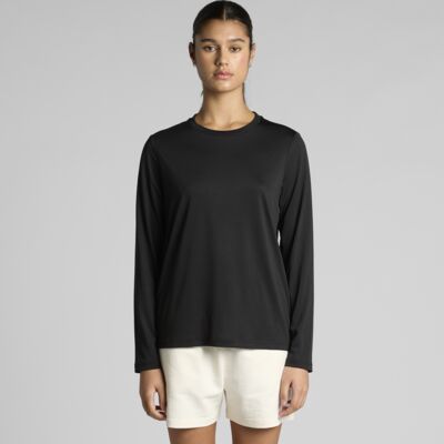 4020A Women's Maple Active L/S Tee Thumbnail