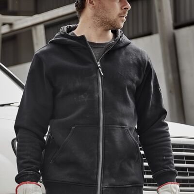 ZT468 Unisex Zip Front Multi-Pocket Hoodie Thumbnail
