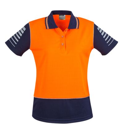 ZHL236 Women's Hi Vis Zone Short Sleeve Polo Thumbnail