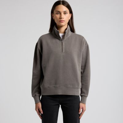 4167 Women's Relax Faded Half Zip Thumbnail