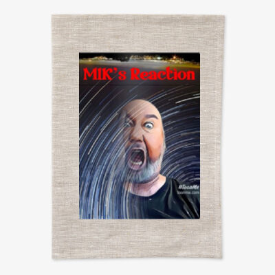 MIK's Reaction The Scream Tea Towel - Linen Tea Towel Thumbnail