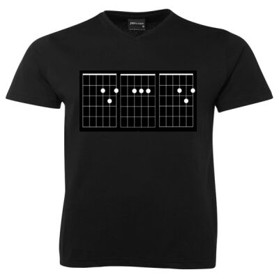 DAD Guitar Chords - V-Neck Tee  Thumbnail